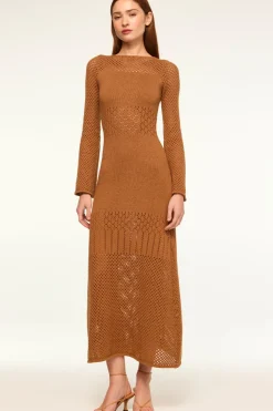 MISA Los Angeles ANU DRESS> Knit|Long-sleeve