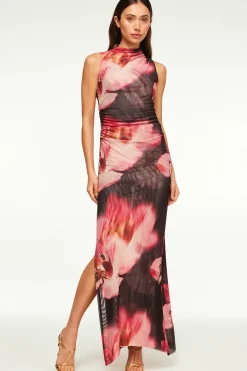 MISA Los Angeles ATHENA DRESS> Wedding Guest|Jersey & Mesh