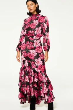 MISA Los Angeles AUDREY DRESS> Wedding Guest|Long-sleeve
