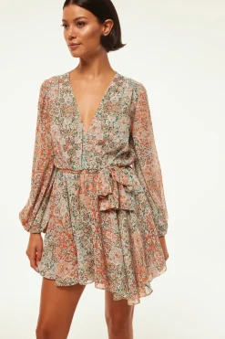 MISA Los Angeles CARIA DRESS> Long-sleeve|Mini