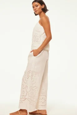MISA Los Angeles CARLITA PANT> Honeymoon|Classic White