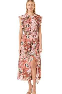 MISA Los Angeles DALITA DRESS> Honeymoon|Midi