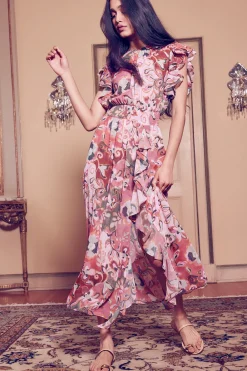 MISA Los Angeles DALITA DRESS> Honeymoon|Midi