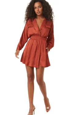 MISA Los Angeles DANIELLE DRESS> Long-sleeve|Mini