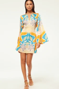 MISA Los Angeles DUSTY TUNIC DRESS> Long-sleeve|Mini