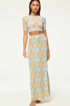 MISA Los Angeles EKAT SKIRT> Matching Sets|Jersey & Mesh