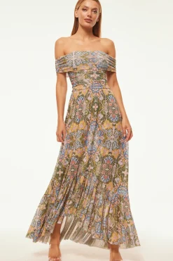 MISA Los Angeles FIORELLA DRESS> Wedding Guest|Jersey & Mesh