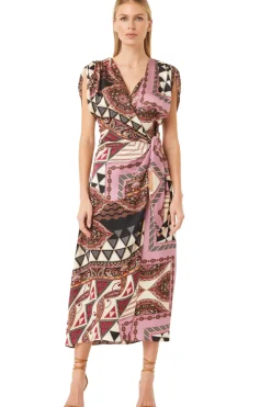 MISA Los Angeles FRANCESCA DRESS> Honeymoon|Midi