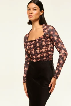 MISA Los Angeles HAYWORTH BODYSUIT> Matching Sets|Jersey & Mesh