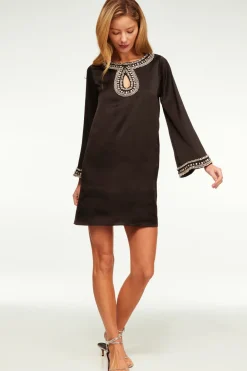 MISA Los Angeles IVY DRESS> Wedding Guest|Long-sleeve