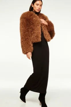 MISA Los Angeles JORDYN FAUX FUR JACKET><noscript><img width=