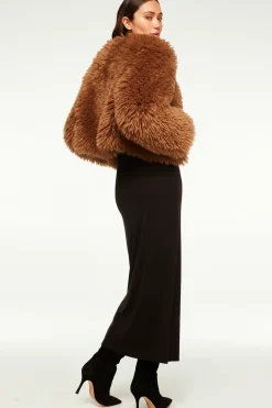 MISA Los Angeles JORDYN FAUX FUR JACKET><noscript><img width=