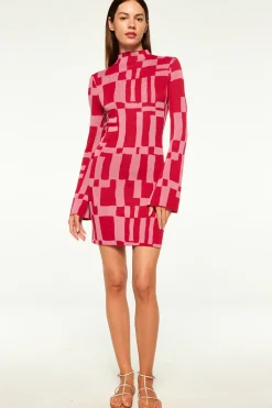 MISA Los Angeles KALEN DRESS> Long-sleeve|Mini