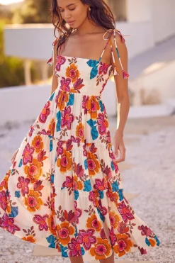 MISA Los Angeles KAMINA DRESS> Midi|Dresses