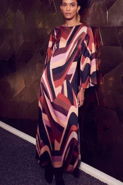 MISA Los Angeles LAURIE DRESS> Wedding Guest|Long-sleeve