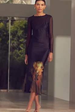 MISA Los Angeles LULA TOP> Jersey & Mesh|Jersey & Mesh