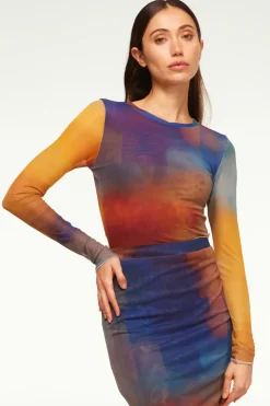 MISA Los Angeles LULA TOP> Jersey & Mesh|Jersey & Mesh