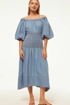 MISA Los Angeles MARILOU DRESS> Midi|Dresses