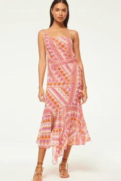 MISA Los Angeles MAYE DRESS> Wedding Guest|Midi