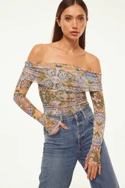 MISA Los Angeles ORELLA BODYSUIT> Tops
