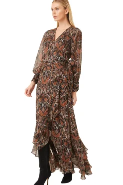 MISA Los Angeles PAMELA DRESS> Wedding Guest|Long-sleeve