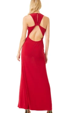MISA Los Angeles PARGOL DRESS> Wedding Guest|Jersey & Mesh