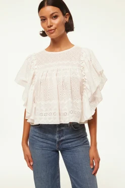 MISA Los Angeles PENELOPE TOP> Classic White|Tops
