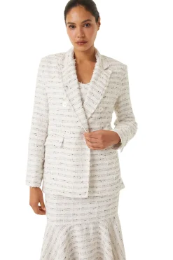 MISA Los Angeles PENNY BLAZER> Classic White|Matching Sets