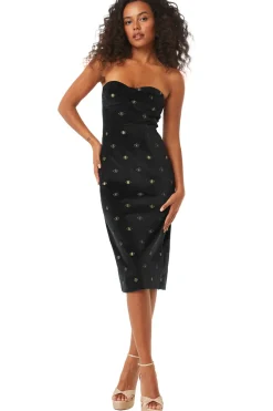 MISA Los Angeles PERRIN DRESS> Midi|Exclusives
