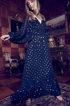 MISA Los Angeles SIGRID DRESS> Wedding Guest|Long-sleeve