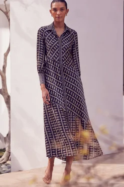 MISA Los Angeles STEVIE DRESS> Long-sleeve|Maxi