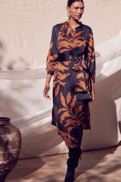 MISA Los Angeles TONYA DRESS> Wedding Guest|Long-sleeve