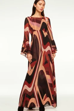MISA Los Angeles ZOEY DRESS> Wedding Guest|Long-sleeve